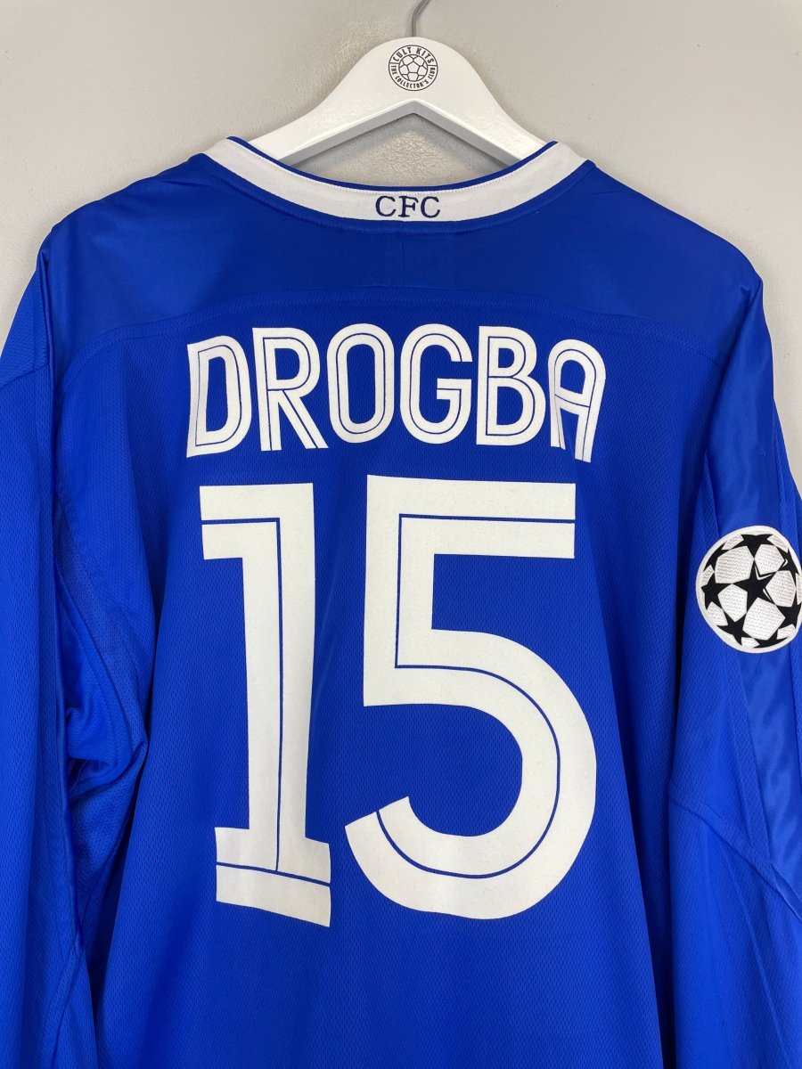 2003/05 CHELSEA DROGBA 15 C/L L/S HOME SHIRT (XXL) UMBRO - Cult Kits - XXL - Buy Vintage Football Shirts, Authentic Retro Football Shirts For Sale, Classic Football Shirts & Soccer Jersey