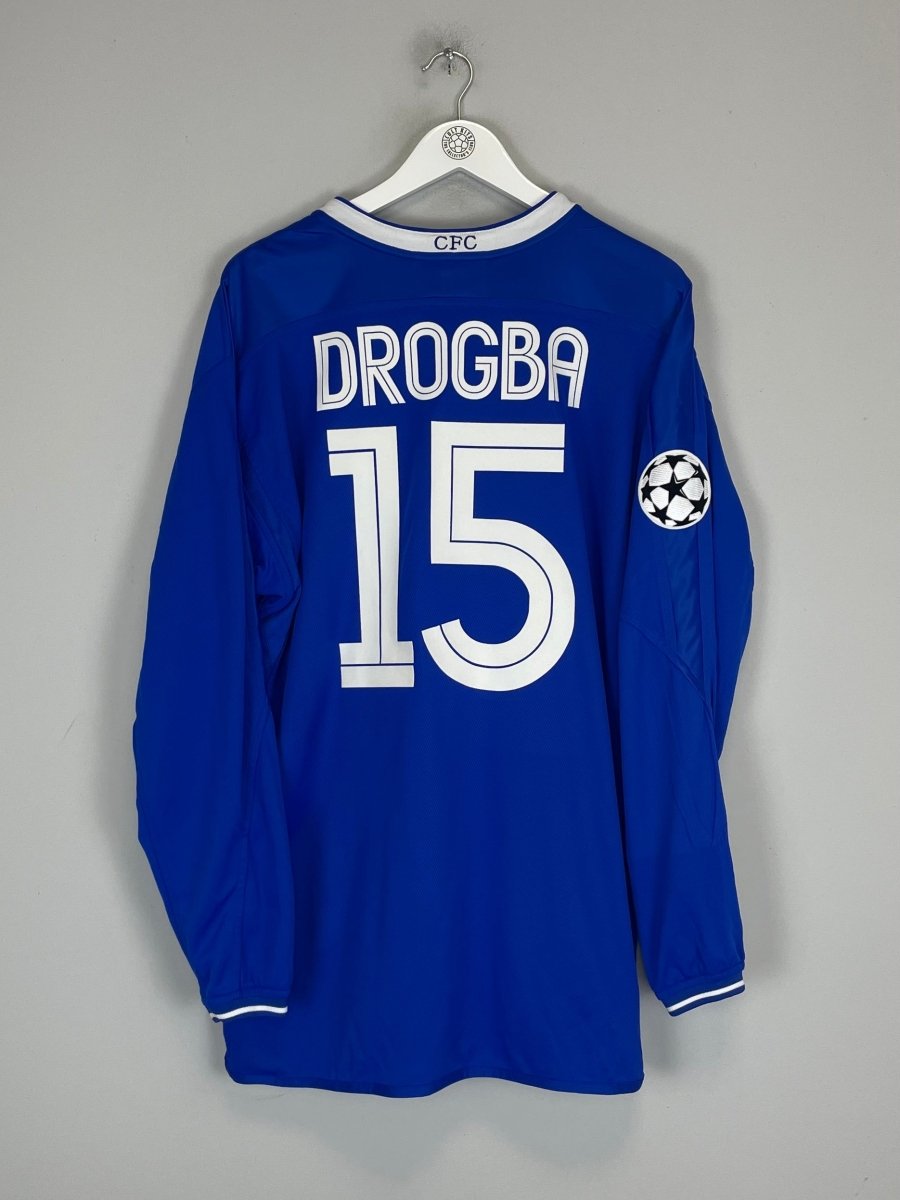 2003/05 CHELSEA DROGBA 15 C/L L/S HOME SHIRT (XXL) UMBRO - Cult Kits - XXL - Buy Vintage Football Shirts, Authentic Retro Football Shirts For Sale, Classic Football Shirts & Soccer Jersey