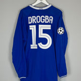 2003/05 CHELSEA DROGBA 15 C/L L/S HOME SHIRT (XXL) UMBRO - Cult Kits - XXL - Buy Vintage Football Shirts, Authentic Retro Football Shirts For Sale, Classic Football Shirts & Soccer Jersey