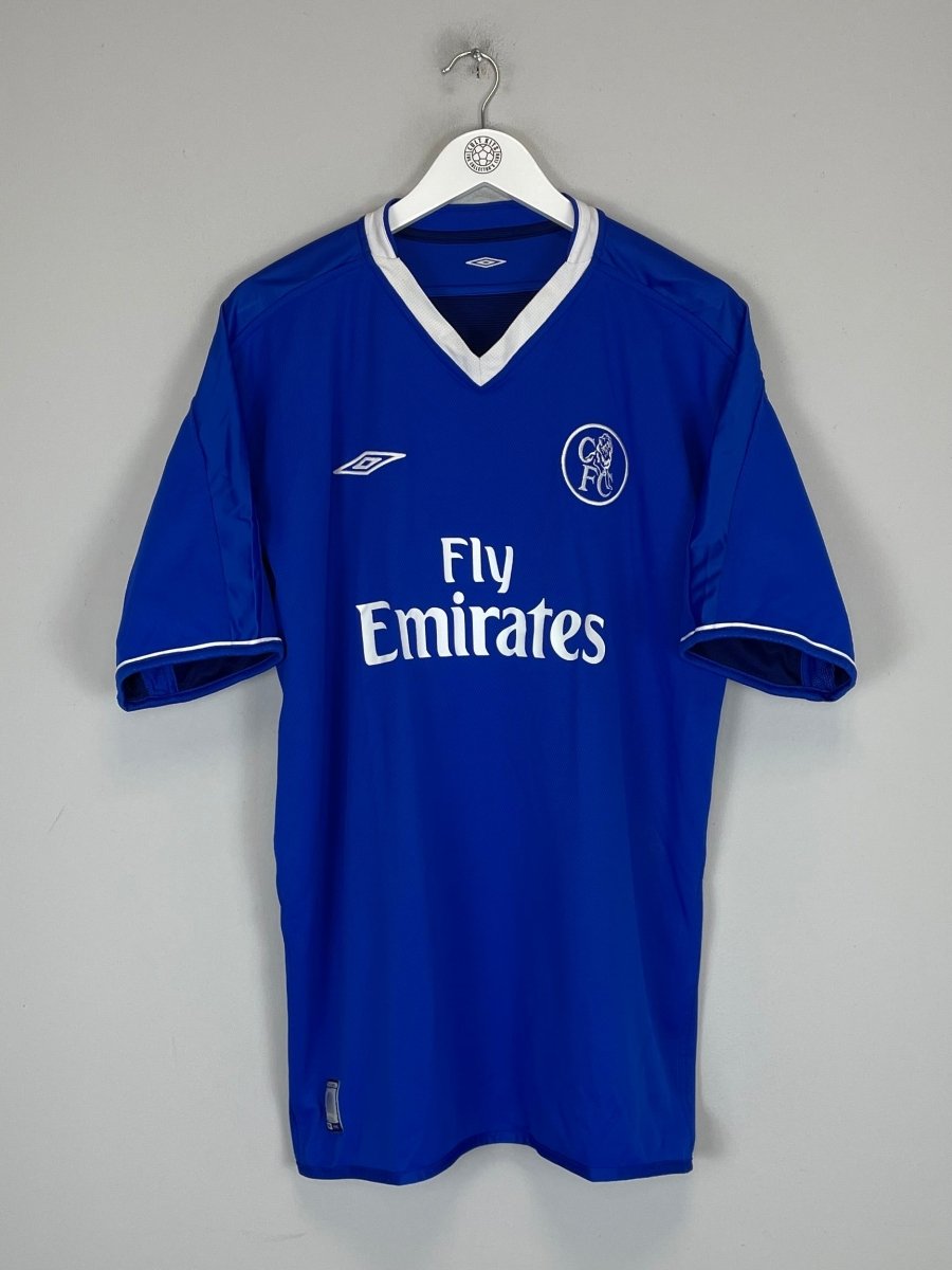 2003/05 CHELSEA DROGBA 15 HOME SHIRT (XL) UMBRO - Cult Kits - XL - Buy Vintage Football Shirts, Authentic Retro Football Shirts For Sale, Classic Football Shirts & Soccer Jersey