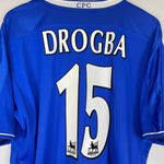 2003/05 CHELSEA DROGBA 15 HOME SHIRT (XL) UMBRO - Cult Kits - XL - Buy Vintage Football Shirts, Authentic Retro Football Shirts For Sale, Classic Football Shirts & Soccer Jersey