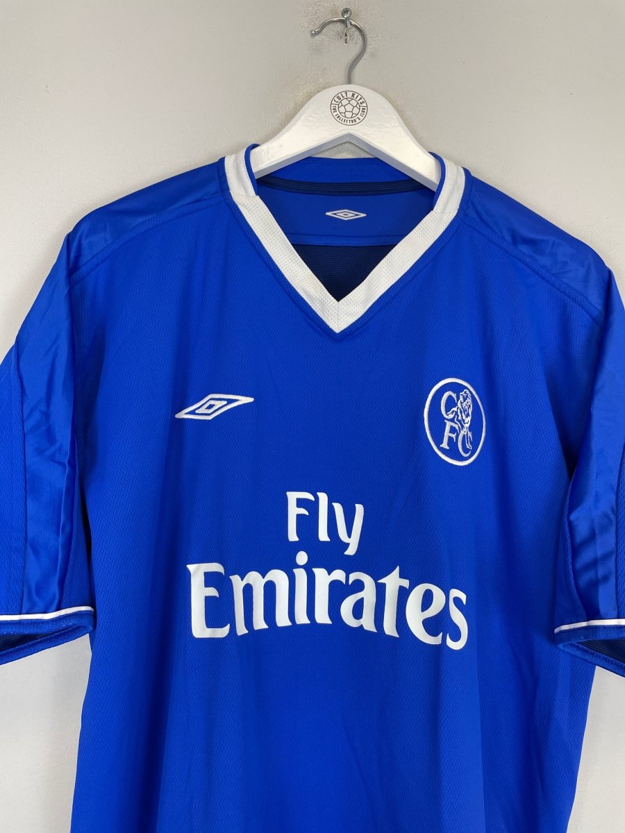 2003/05 CHELSEA DROGBA 15 HOME SHIRT (XL) UMBRO - Cult Kits - XL - Buy Vintage Football Shirts, Authentic Retro Football Shirts For Sale, Classic Football Shirts & Soccer Jersey
