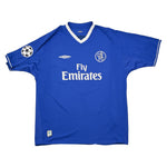 Buy 2003/05 CHELSEA LAMPARD 8 C/L HOME SHIRT (XL) UMBRO ~ Free worldwide shipping available ~ Authentic Vintage Football Shirts from Cult Kits
