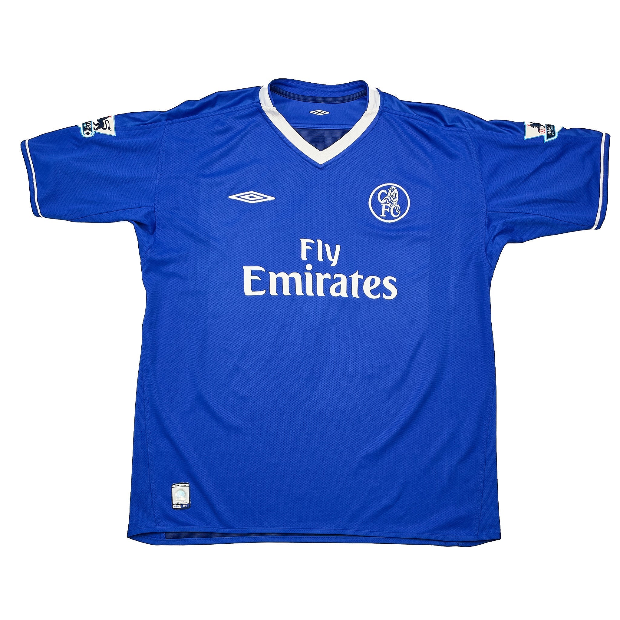 Buy 2003/05 Chelsea Lampard 8 Home Shirt (XL) Umbro ~ Free worldwide shipping ~ Authentic Vintage Football Shirts from Cult Kits
