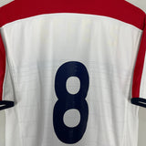 Shop 2003/05 ENGLAND #8 HOME SHIRT (L) UMBRO, classic football shirts, vintage football shirts & retro soccer jerseys at Cult Kits