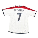 Buy 2003/05 England Beckham 7 Home Shirt (L) Umbro ~ Free worldwide shipping ~ Authentic Vintage Football Shirts from Cult Kits
