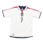 Buy 2003/05 England Beckham 7 Home Shirt (L) Umbro ~ Free worldwide shipping ~ Authentic Vintage Football Shirts from Cult Kits