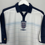Shop 2003/05 ENGLAND TRAINING SHIRT (L) UMBRO, classic football shirts, vintage football shirts & retro soccer jerseys at Cult Kits
