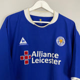 Shop 2003/05 LEICESTER CITY HOME SHIRT (XXL) LE COQ, classic football shirts, vintage football shirts & retro soccer jerseys at Cult Kits