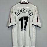 Shop 2003/05 LIVERPOOL GERRARD #17 AWAY SHIRT (XL) REEBOK, classic football shirts, vintage football shirts & retro soccer jerseys at Cult Kits