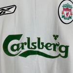 Shop 2003/05 LIVERPOOL GERRARD #17 AWAY SHIRT (XL) REEBOK, classic football shirts, vintage football shirts & retro soccer jerseys at Cult Kits