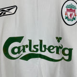 Shop 2003/05 LIVERPOOL GERRARD #17 AWAY SHIRT (XL) REEBOK, classic football shirts, vintage football shirts & retro soccer jerseys at Cult Kits