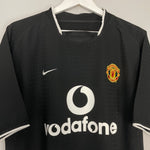 Shop 2003/05 MANCHESTER UNITED KEANE #16 AWAY SHIRT (L) NIKE, classic football shirts, vintage football shirts & retro soccer jerseys at Cult Kits