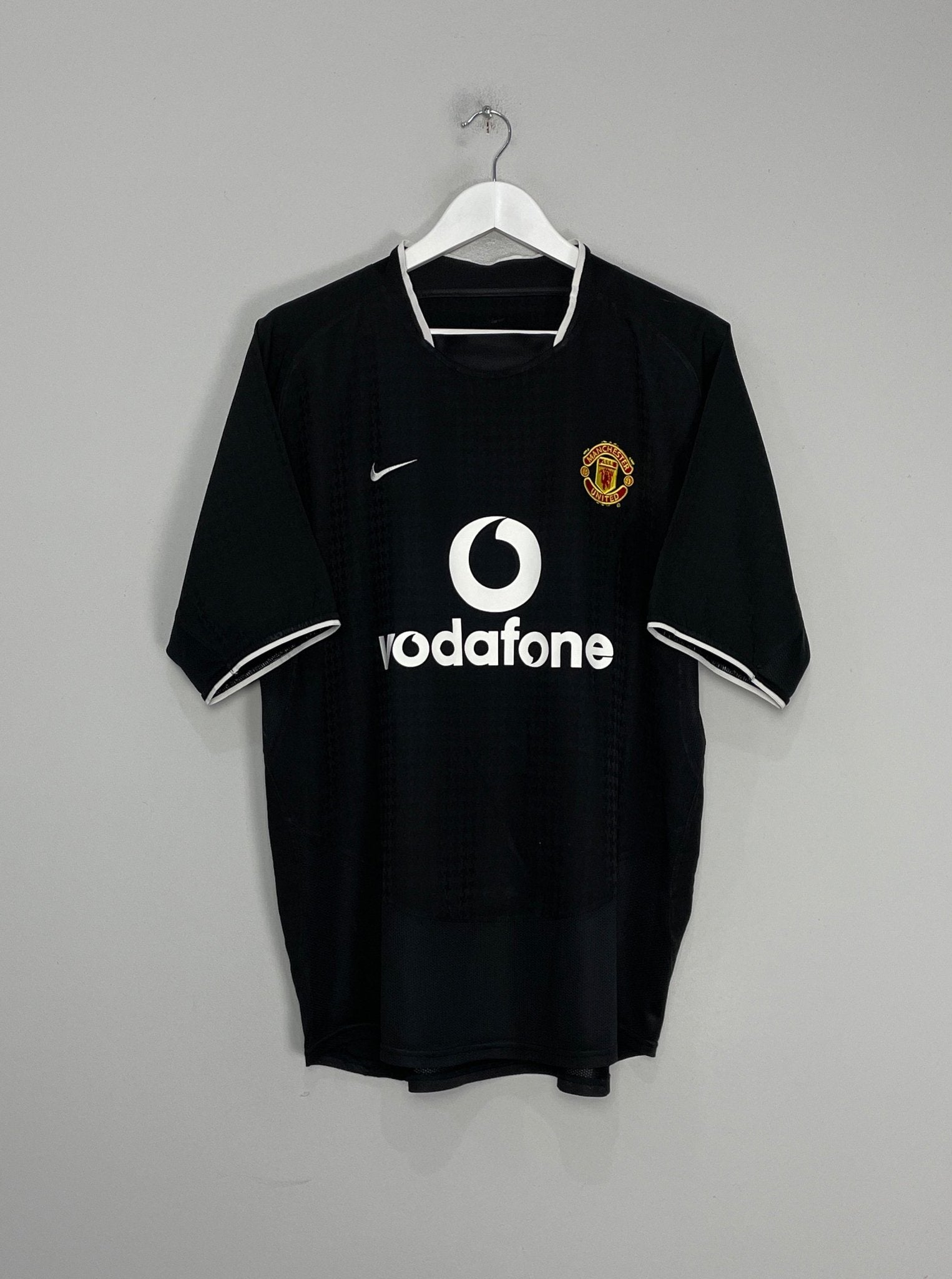 Shop 2003/05 MANCHESTER UNITED KEANE #16 AWAY SHIRT (L) NIKE, classic football shirts, vintage football shirts & retro soccer jerseys at Cult Kits