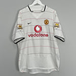 Shop 2003/05 MANCHESTER UNITED KEANE #16 AWAY SHIRT (L) NIKE, classic football shirts, vintage football shirts & retro soccer jerseys at Cult Kits
