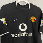 Shop 2003/05 MANCHESTER UNITED KEANE #16 AWAY SHIRT (M) NIKE, classic football shirts, vintage football shirts & retro soccer jerseys at Cult Kits