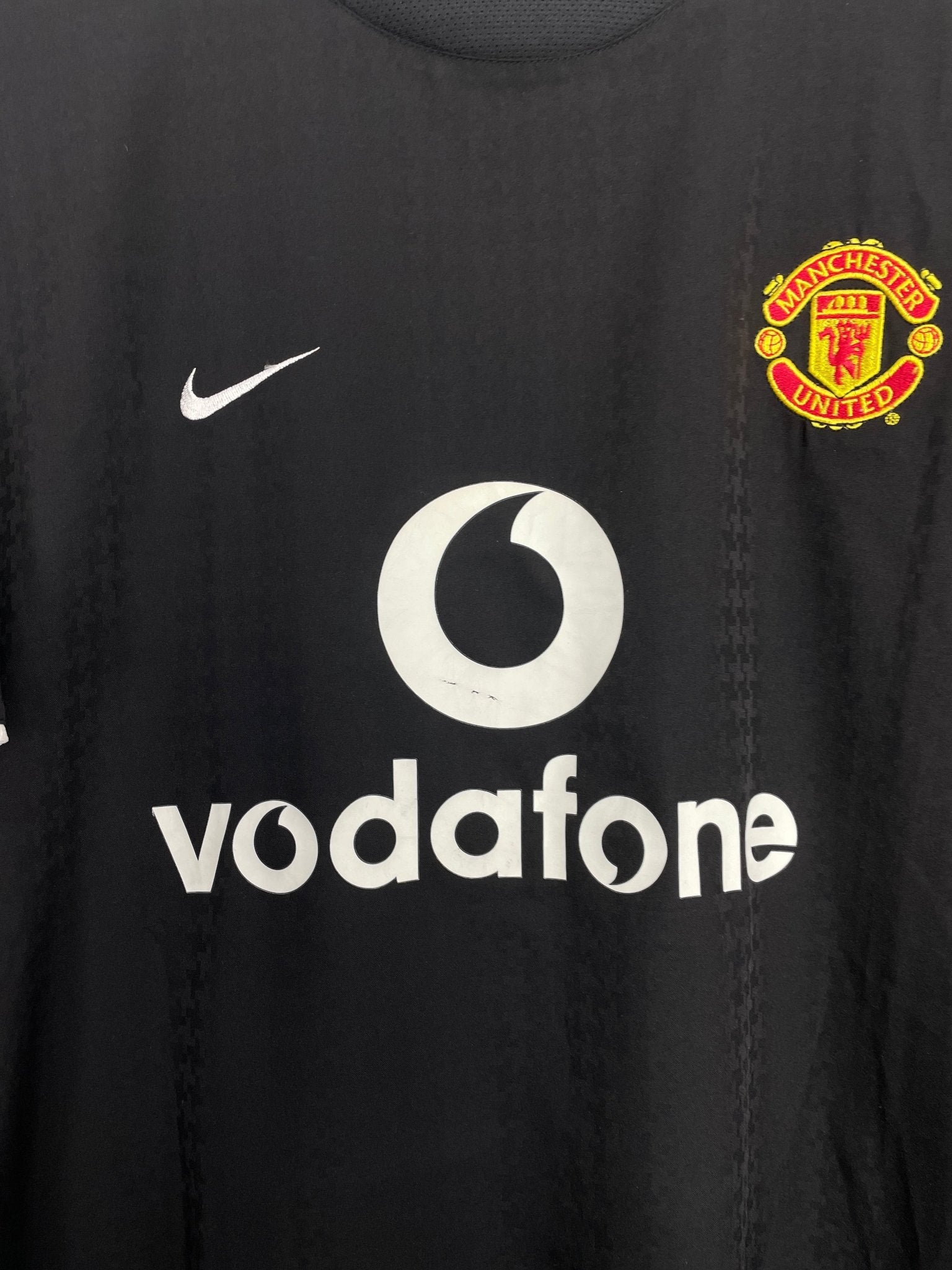 Shop 2003/05 MANCHESTER UNITED KEANE #16 AWAY SHIRT (M) NIKE, classic football shirts, vintage football shirts & retro soccer jerseys at Cult Kits
