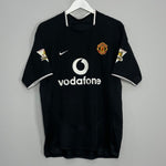 Shop 2003/05 MANCHESTER UNITED KEANE #16 AWAY SHIRT (M) NIKE, classic football shirts, vintage football shirts & retro soccer jerseys at Cult Kits