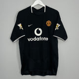 Shop 2003/05 MANCHESTER UNITED KEANE #16 AWAY SHIRT (M) NIKE, classic football shirts, vintage football shirts & retro soccer jerseys at Cult Kits