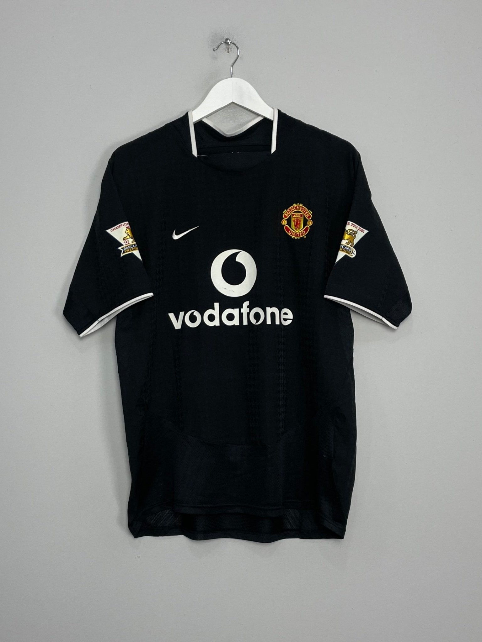 Shop 2003/05 MANCHESTER UNITED KEANE #16 AWAY SHIRT (M) NIKE, classic football shirts, vintage football shirts & retro soccer jerseys at Cult Kits