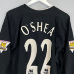 2003/05 MANCHESTER UNITED O'SHEA 22 L/S HOME SHIRT (XL) NIKE - Cult Kits - XL - Buy Vintage Football Shirts, Authentic Retro Football Shirts For Sale, Classic Football Shirts & Soccer Jersey