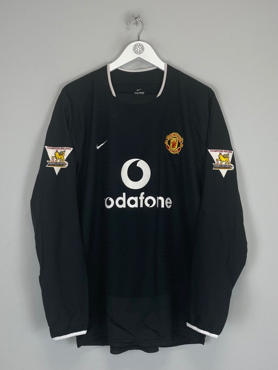 2003/05 MANCHESTER UNITED O'SHEA 22 L/S HOME SHIRT (XL) NIKE - Cult Kits - XL - Buy Vintage Football Shirts, Authentic Retro Football Shirts For Sale, Classic Football Shirts & Soccer Jersey