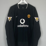 2003/05 MANCHESTER UNITED O'SHEA 22 L/S HOME SHIRT (XL) NIKE - Cult Kits - XL - Buy Vintage Football Shirts, Authentic Retro Football Shirts For Sale, Classic Football Shirts & Soccer Jersey