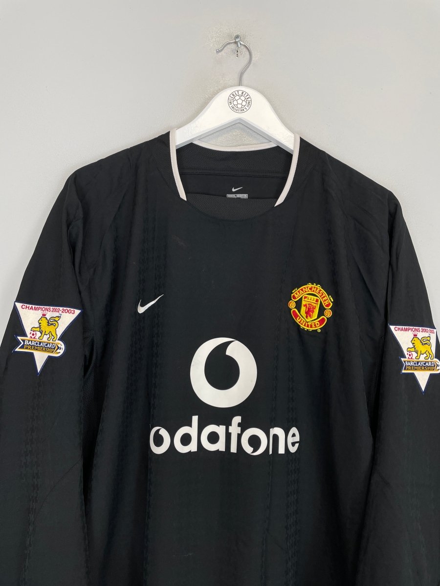 2003/05 MANCHESTER UNITED O'SHEA 22 L/S HOME SHIRT (XL) NIKE - Cult Kits - XL - Buy Vintage Football Shirts, Authentic Retro Football Shirts For Sale, Classic Football Shirts & Soccer Jersey