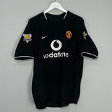Shop 2003/05 MANCHESTER UNITED RONALDO #7 AWAY SHIRT (L) NIKE, classic football shirts, vintage football shirts & retro soccer jerseys at Cult Kits