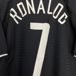 Shop 2003/05 MANCHESTER UNITED RONALDO #7 AWAY SHIRT (L) NIKE, classic football shirts, vintage football shirts & retro soccer jerseys at Cult Kits