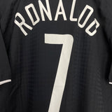 Shop 2003/05 MANCHESTER UNITED RONALDO #7 AWAY SHIRT (L) NIKE, classic football shirts, vintage football shirts & retro soccer jerseys at Cult Kits