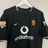 Shop 2003/05 MANCHESTER UNITED RONALDO #7 AWAY SHIRT (L) NIKE, classic football shirts, vintage football shirts & retro soccer jerseys at Cult Kits