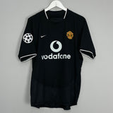 Shop 2003/05 MANCHESTER UNITED RONALDO #7 C/L AWAY SHIRT (M) NIKE, classic football shirts, vintage football shirts & retro soccer jerseys at Cult Kits