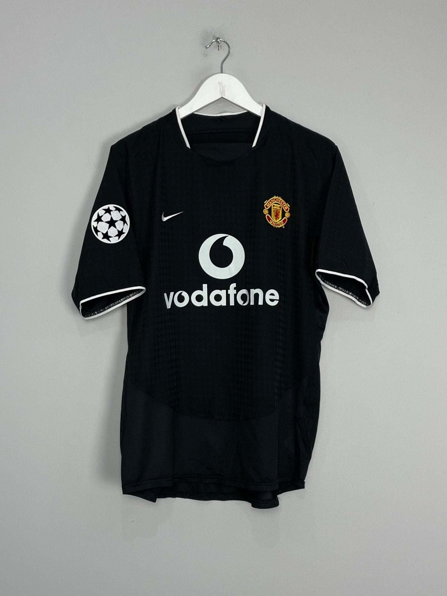 Shop 2003/05 MANCHESTER UNITED RONALDO #7 C/L AWAY SHIRT (M) NIKE, classic football shirts, vintage football shirts & retro soccer jerseys at Cult Kits