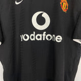 Shop 2003/05 MANCHESTER UNITED RONALDO #7 *STAND UP TO RACISM* AWAY SHIRT (M) NIKE, classic football shirts, vintage football shirts & retro soccer jerseys at Cult Kits