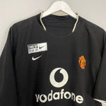 Shop 2003/05 MANCHESTER UNITED RONALDO #7 *STAND UP TO RACISM* AWAY SHIRT (M) NIKE, classic football shirts, vintage football shirts & retro soccer jerseys at Cult Kits