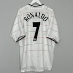 Shop 2003/05 MANCHESTER UNITED RONALDO #7 THIRD SHIRT (XL) NIKE, classic football shirts, vintage football shirts & retro soccer jerseys at Cult Kits