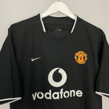 Shop 2003/05 MANCHESTER UNITED ROONEY #8 AWAY SHIRT (L) NIKE, classic football shirts, vintage football shirts & retro soccer jerseys at Cult Kits