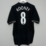 Shop 2003/05 MANCHESTER UNITED ROONEY #8 AWAY SHIRT (L) NIKE, classic football shirts, vintage football shirts & retro soccer jerseys at Cult Kits