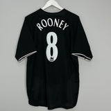Shop 2003/05 MANCHESTER UNITED ROONEY #8 AWAY SHIRT (L) NIKE, classic football shirts, vintage football shirts & retro soccer jerseys at Cult Kits