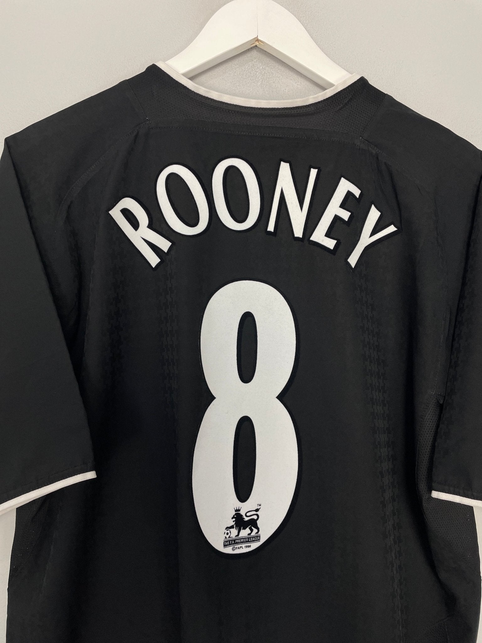 Shop 2003/05 MANCHESTER UNITED ROONEY #8 AWAY SHIRT (L) NIKE, classic football shirts, vintage football shirts & retro soccer jerseys at Cult Kits