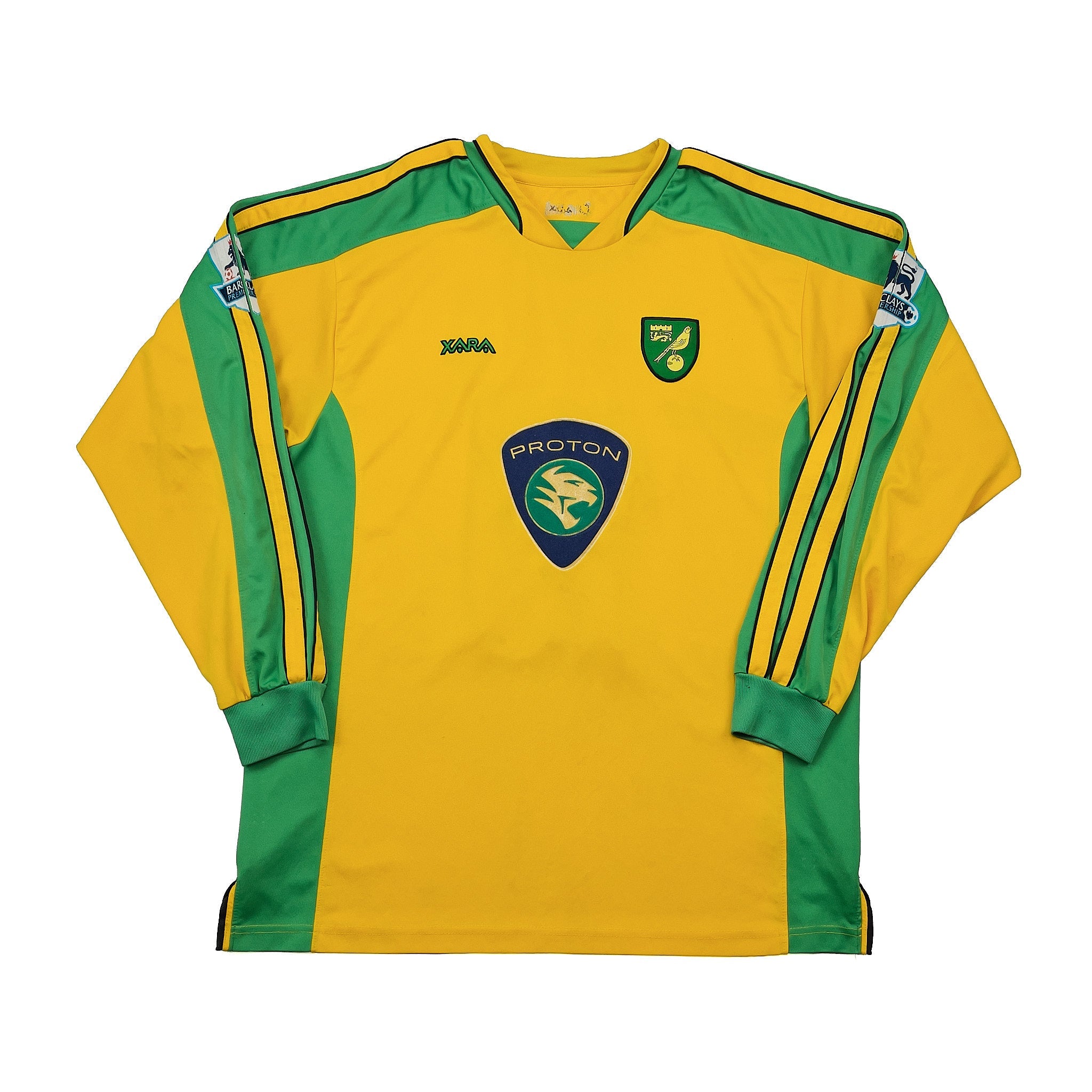 Buy 2003/05 Norwich Safri 15 L/S Home Shirt (XL) Xara ~ Free worldwide shipping available ~ Authentic Vintage Football Shirts from Cult Kits