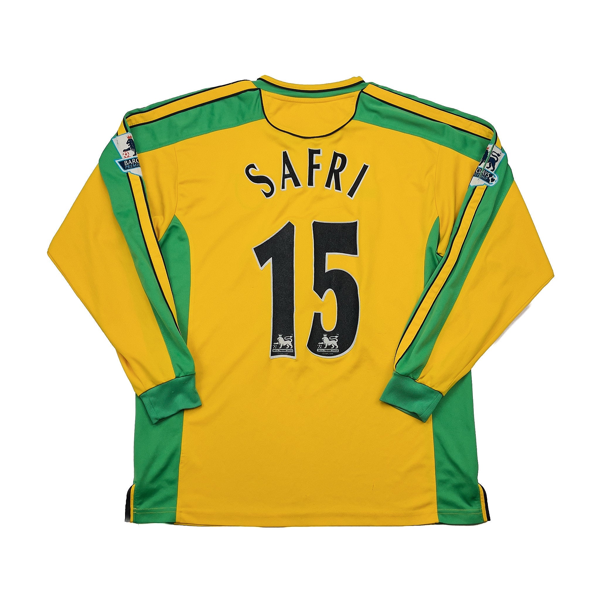 Buy 2003/05 Norwich Safri 15 L/S Home Shirt (XL) Xara ~ Free worldwide shipping available ~ Authentic Vintage Football Shirts from Cult Kits