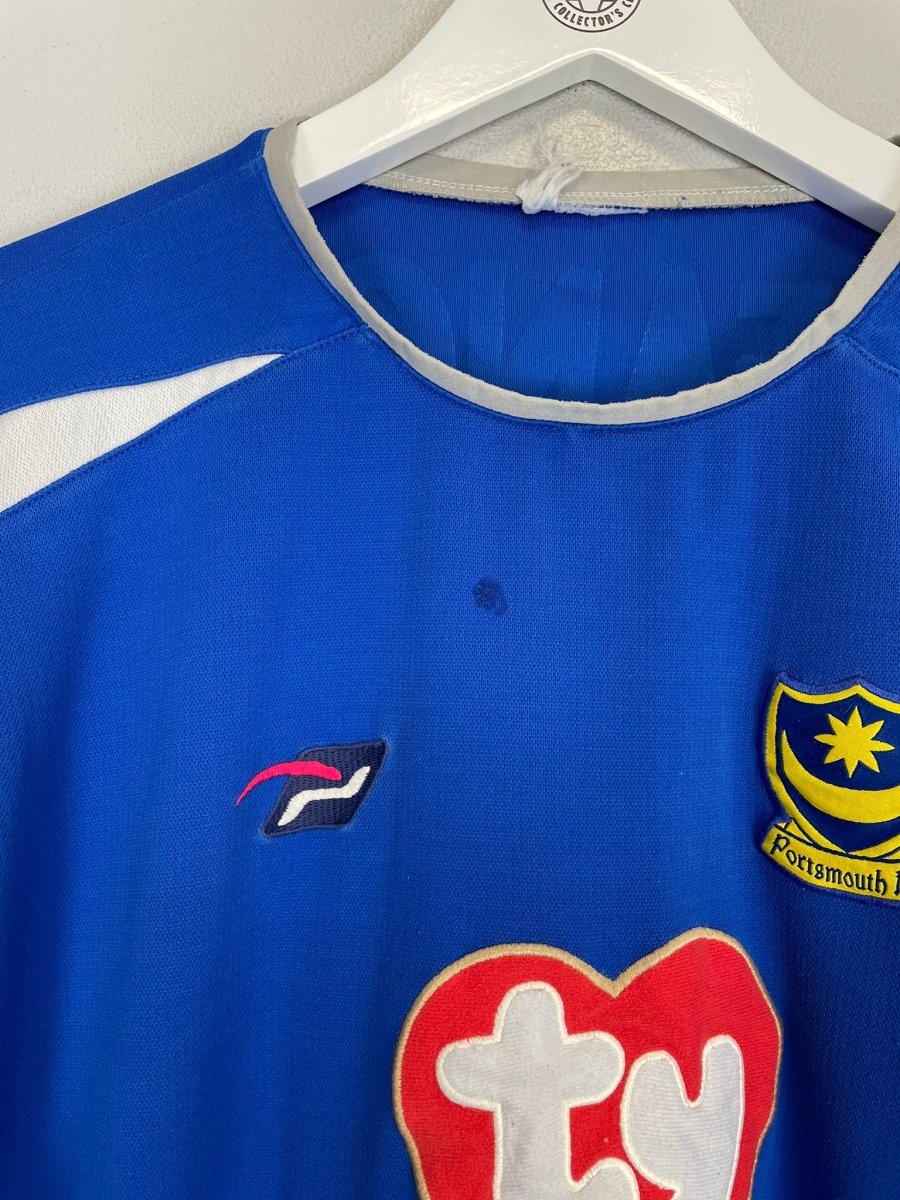 2003/05 PORTSMOUTH STEFANOVIC 3 HOME SHIRT (S) OM - Cult Kits - Small - Buy Vintage Football Shirts, Authentic Retro Football Shirts For Sale, Classic Football Shirts & Soccer Jersey