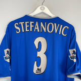 2003/05 PORTSMOUTH STEFANOVIC 3 HOME SHIRT (S) OM - Cult Kits - Small - Buy Vintage Football Shirts, Authentic Retro Football Shirts For Sale, Classic Football Shirts & Soccer Jersey