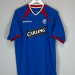 Shop 2003/05 RANGERS HOME SHIRT (M) NIKE, classic football shirts, vintage football shirts & retro soccer jerseys at Cult Kits
