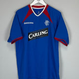 Shop 2003/05 RANGERS HOME SHIRT (M) NIKE, classic football shirts, vintage football shirts & retro soccer jerseys at Cult Kits