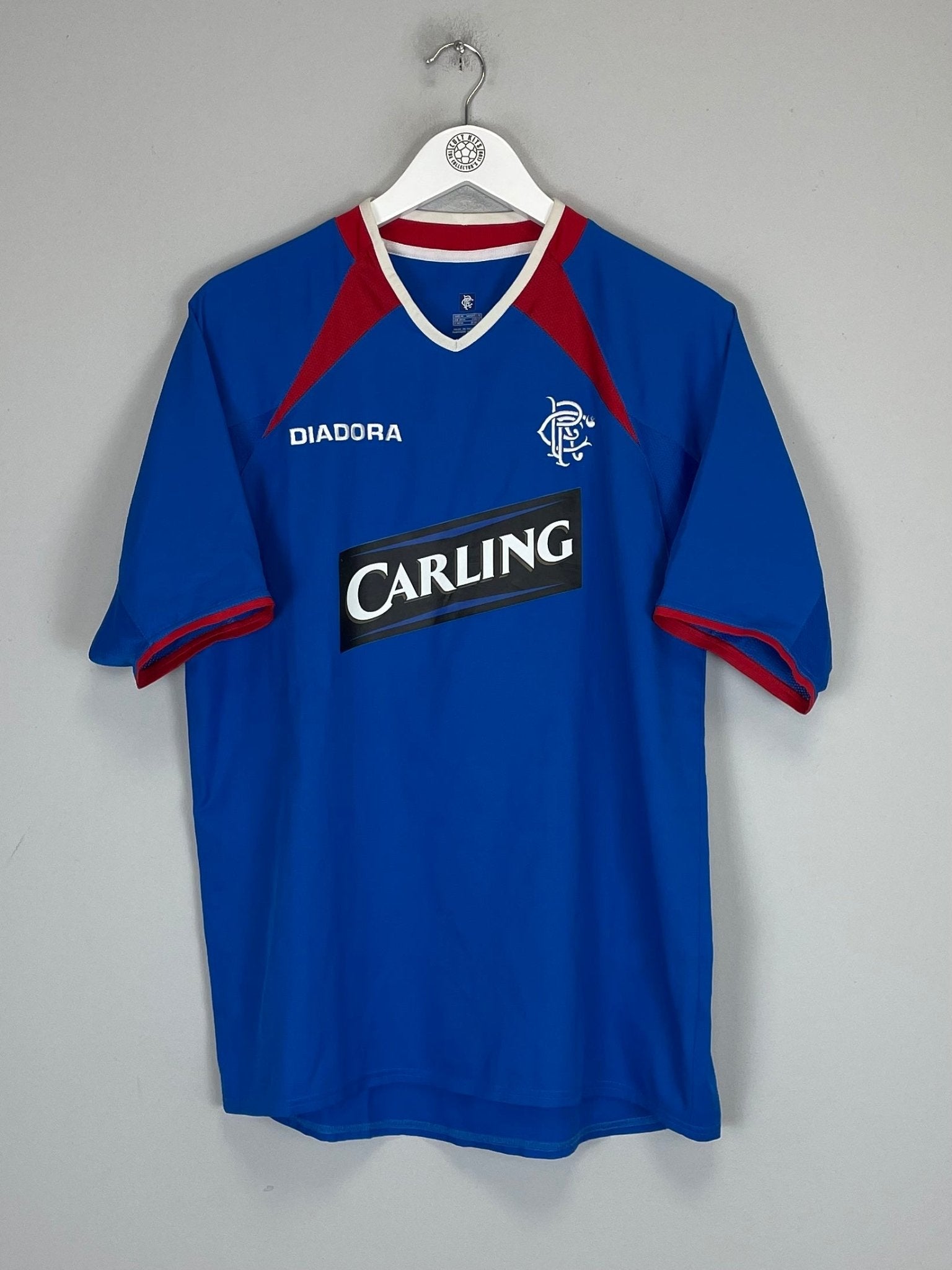 Shop 2003/05 RANGERS HOME SHIRT (M) NIKE, classic football shirts, vintage football shirts & retro soccer jerseys at Cult Kits