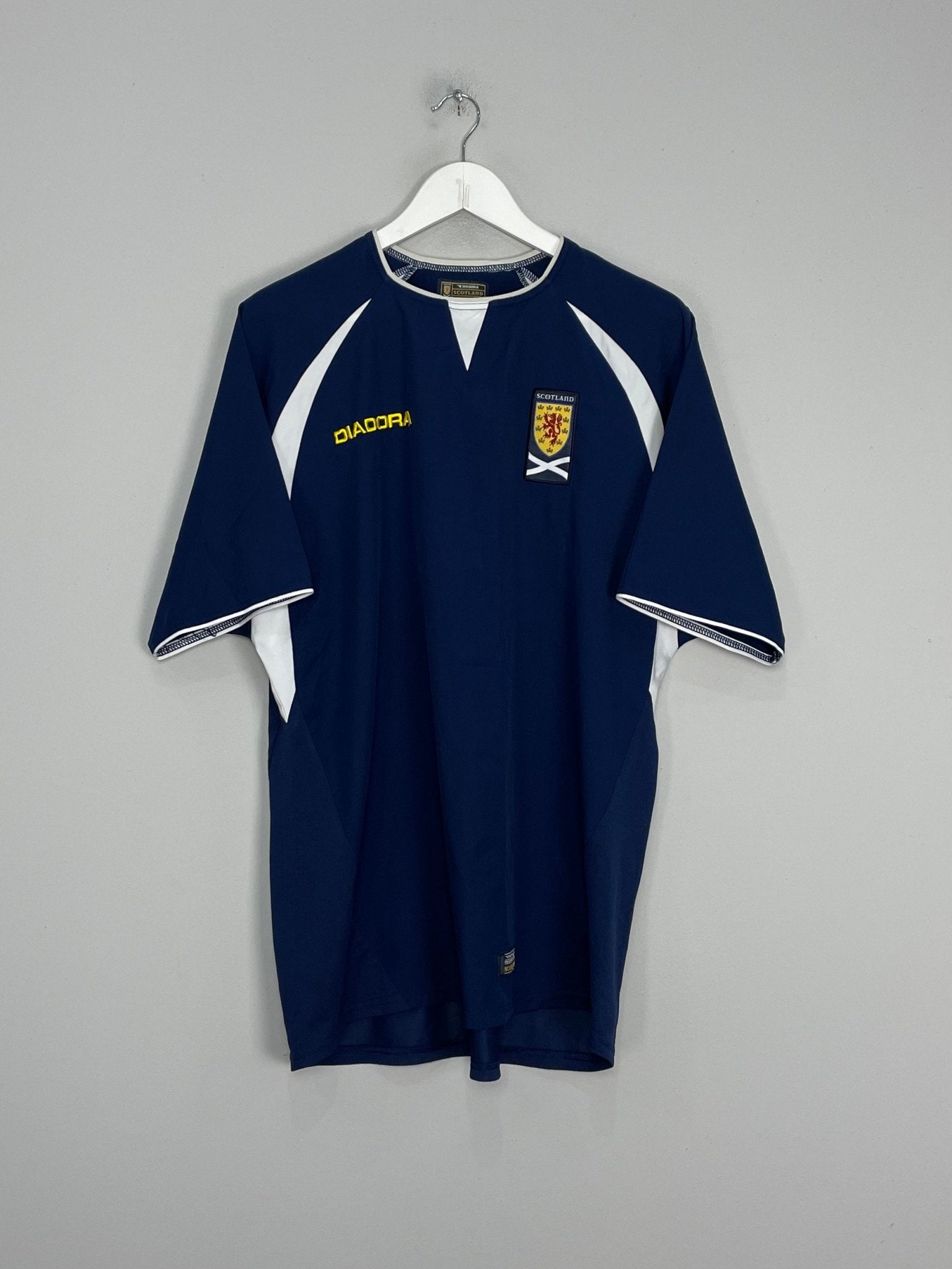 Shop 2003/05 SCOTLAND HOME SHIRT (M) DIADORA, classic football shirts, vintage football shirts & retro soccer jerseys at Cult Kits