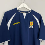 Shop 2003/05 SCOTLAND HOME SHIRT (M) DIADORA, classic football shirts, vintage football shirts & retro soccer jerseys at Cult Kits